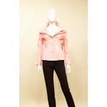 Samuel Dong Double Collar Blouse in Light Pink