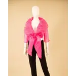 Samuel Dong Bolero Crinkle Top in Bougainvillea