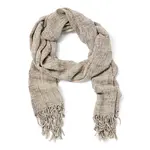 Woven Taupe Scarf