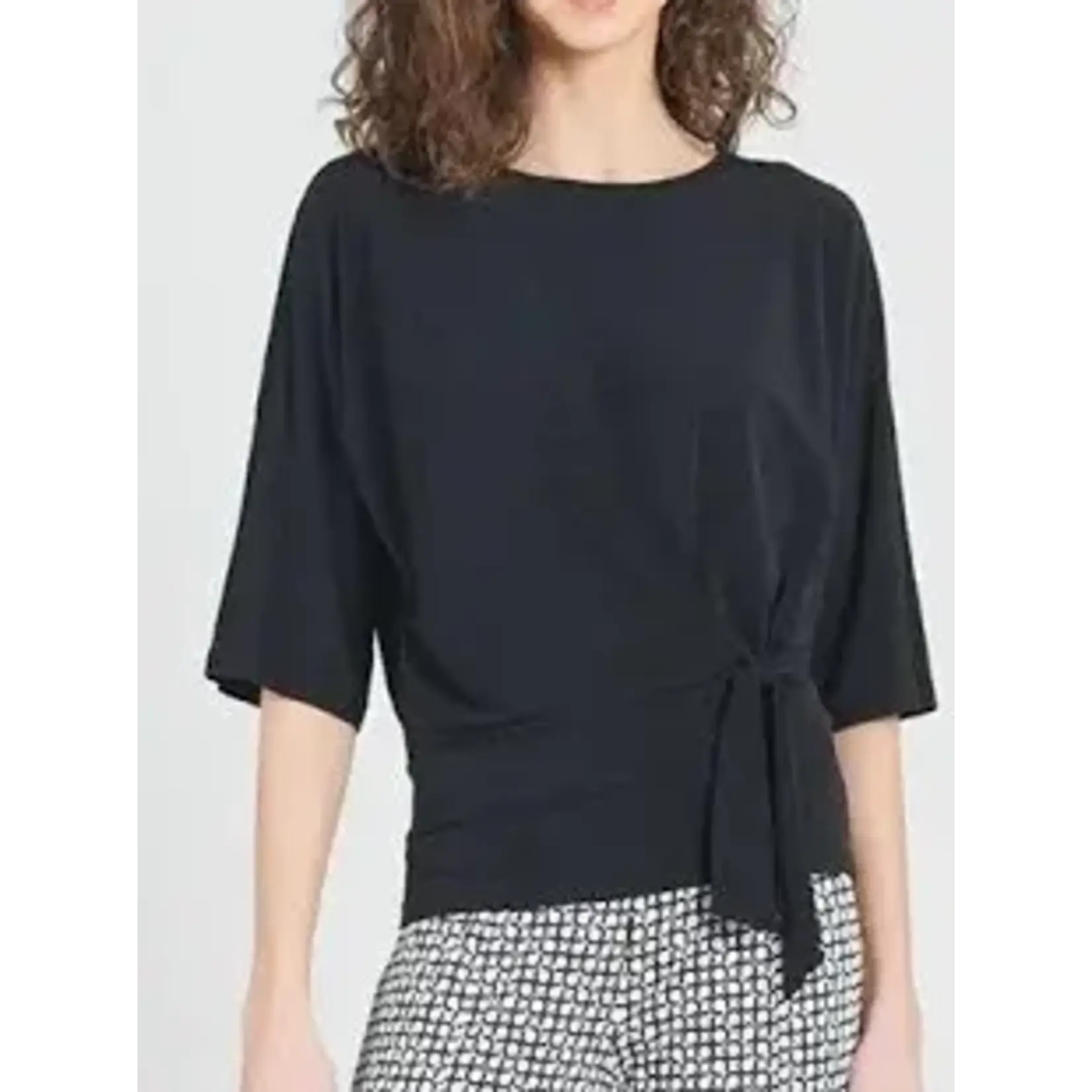 Clara Sunwoo Soft Knit Top W/Side Detail