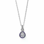 Brighton Halo Gemma Petite Teardrop Necklace