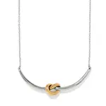 Brighton Interlok Single Knot Two Tone Necklace
