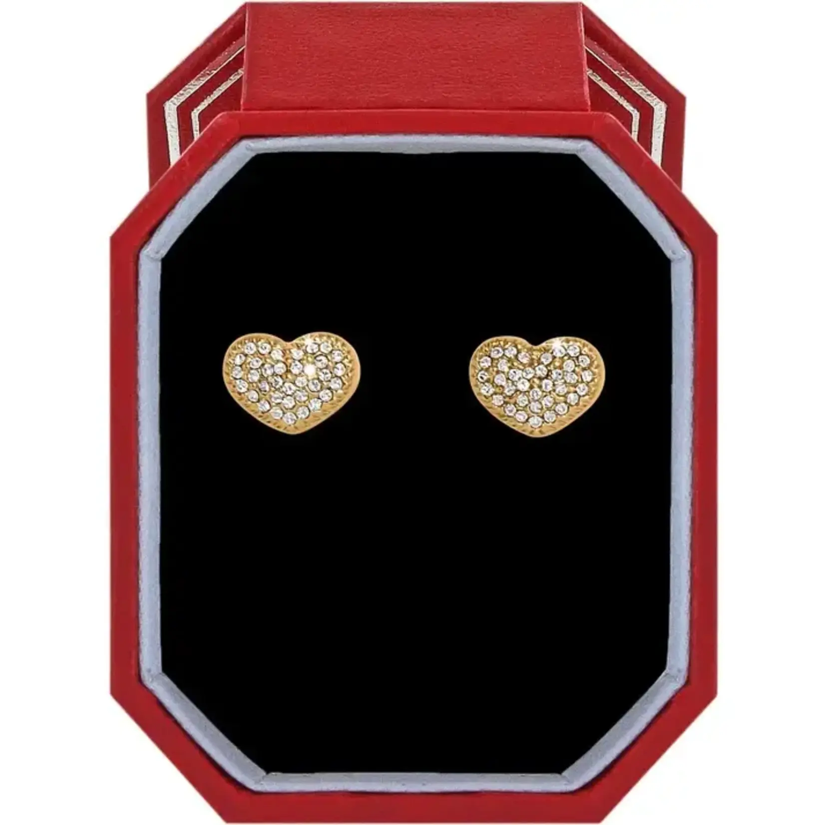 Brighton Illumina Celeste Heart Post Earrings Gift Box