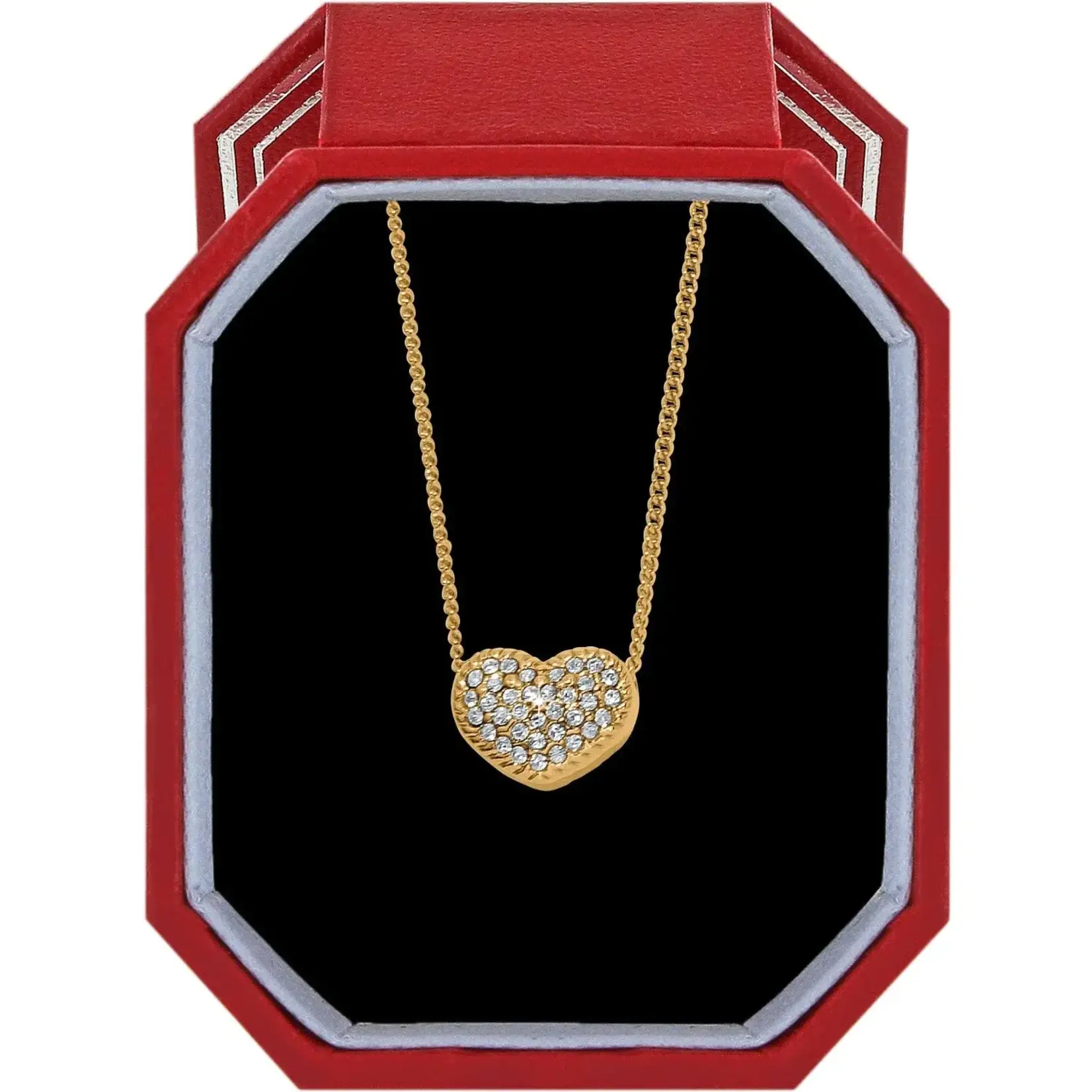 Brighton Illumina Celeste Heart Petite Necklace Gift Box