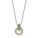 Brighton Mosaic Two Tone Link Ring Necklace