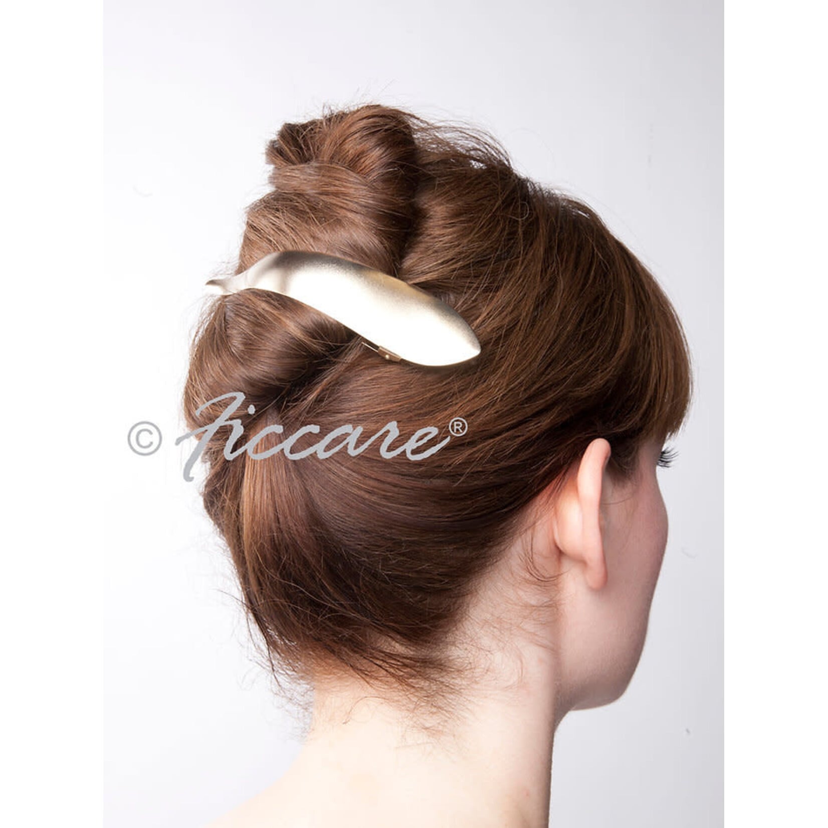Ficcare Maximas Matte Clip Gold Large 5”