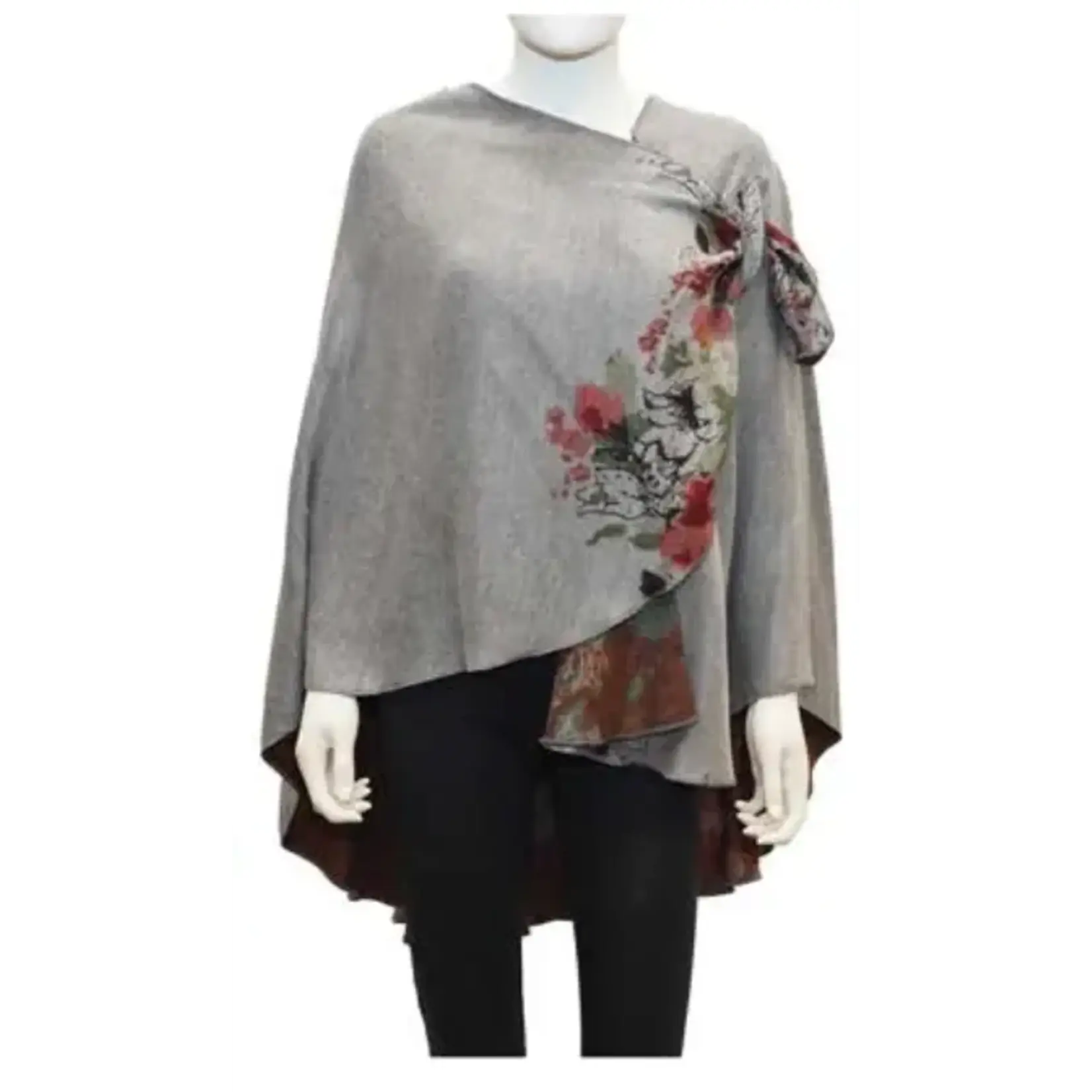 Cashmere Shawl w/ Pull Thru Shoulder Tab-94