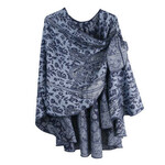 Cashmere Shawl w/ Pull Thru Shoulder Tab-93