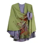 Cashmere Shawl w/ Pull Thru Shoulder Tab-78