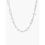 Rizen Chain Breaker Cross Necklace-Sterling Silver