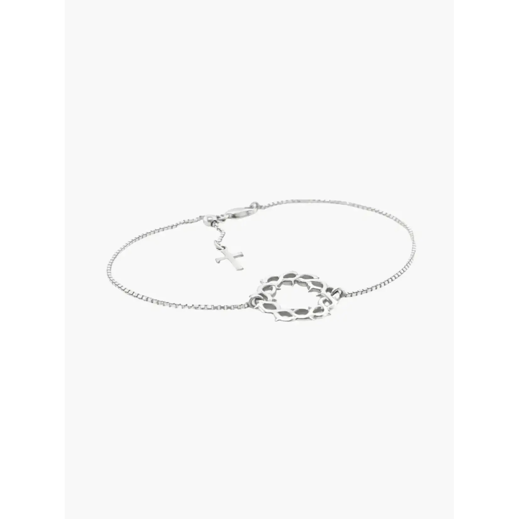 Rizen Crown of Thorns Bracelet-Sterling Silver-7.5