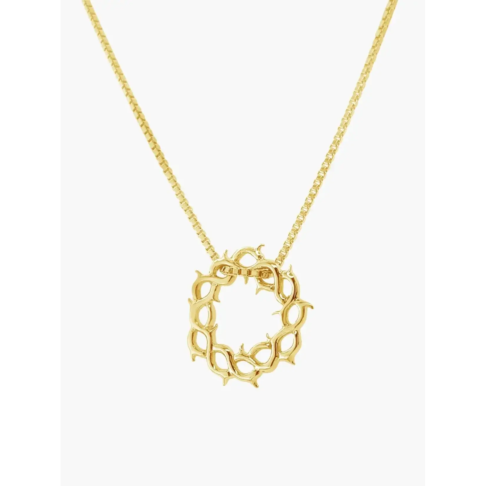 Rizen Crown of Thorns Necklace-Gold