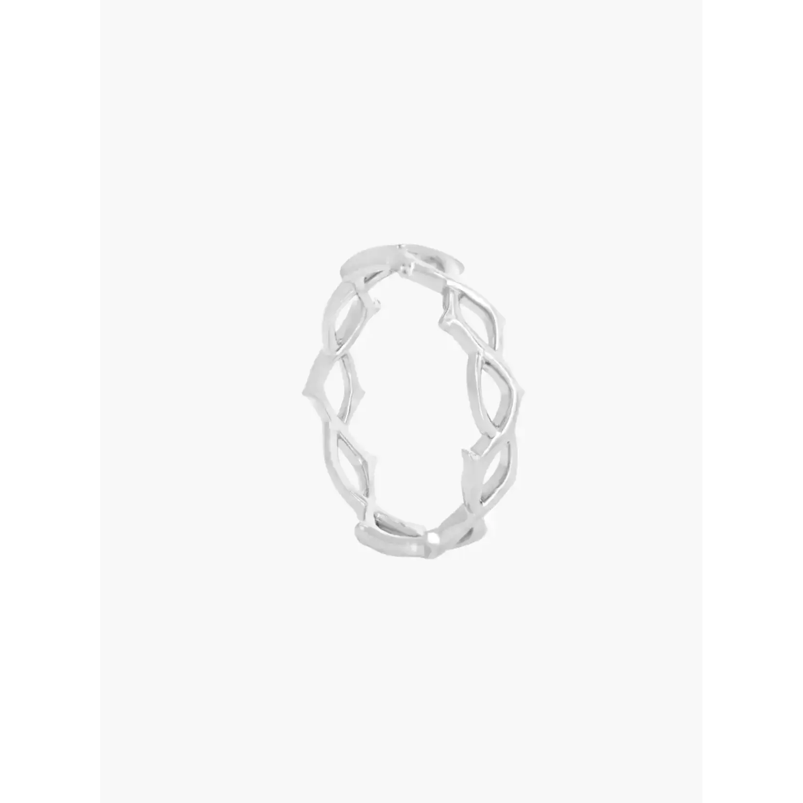 Rizen Crown of Thorns Band Ring-Sterling Silver-7