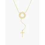 Rizen Crown of Thorns Y Necklace-Gold
