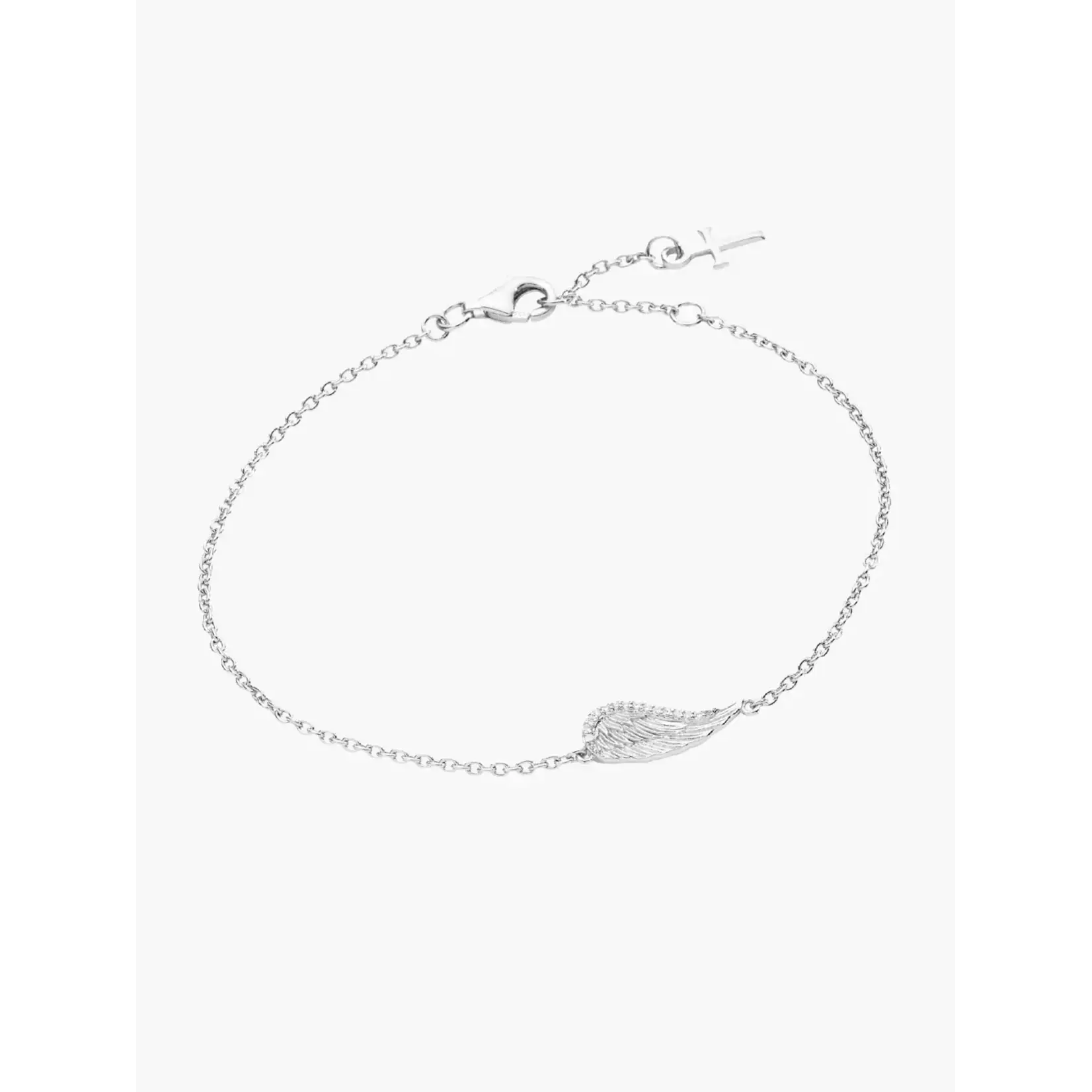 Rizen Divine Wings Bracelet-Sterling Silver-7.9