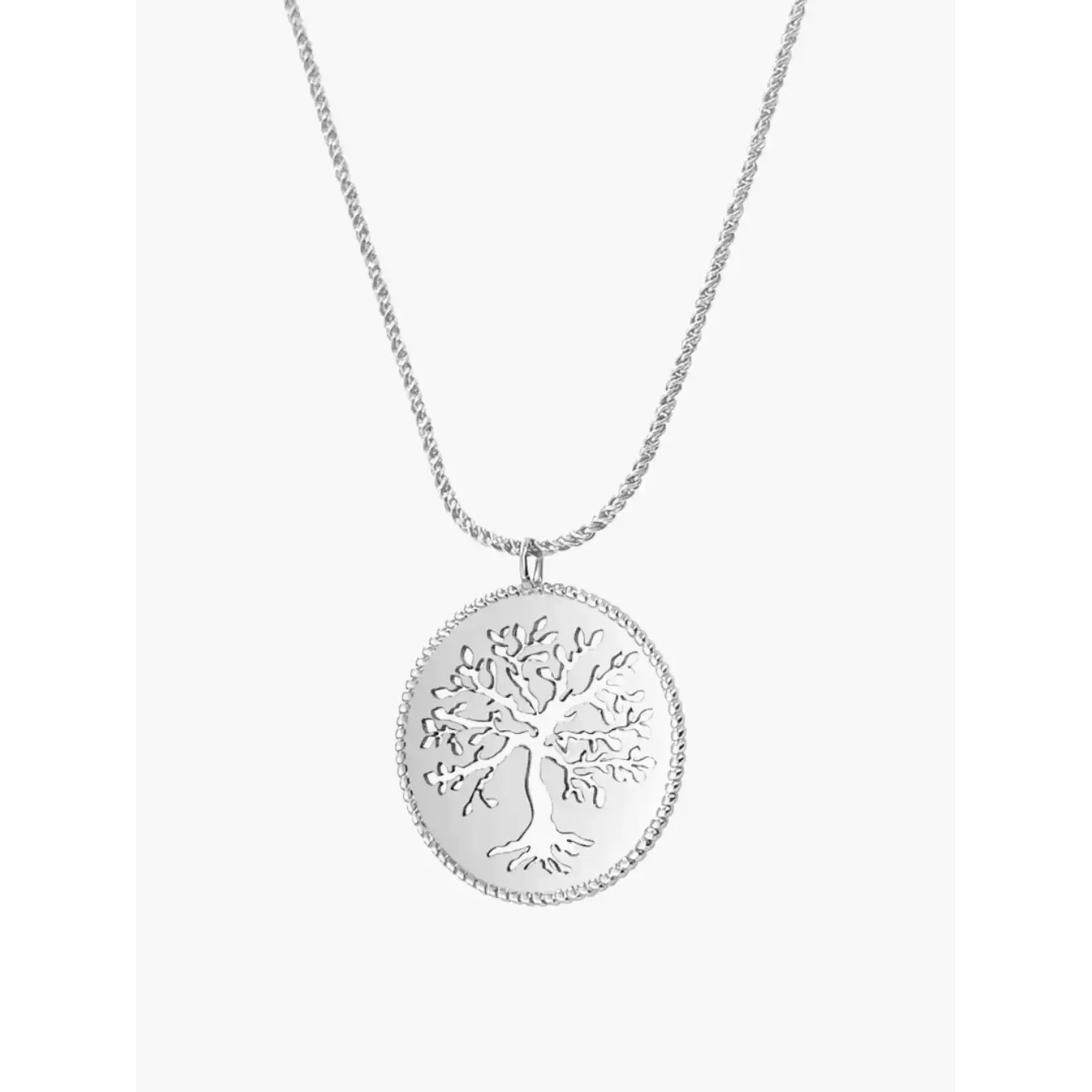 Rizen Olive Tree Necklace-Sterling Silver
