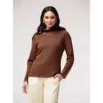 Elena Wang Bubble Knit Sweater-Brown