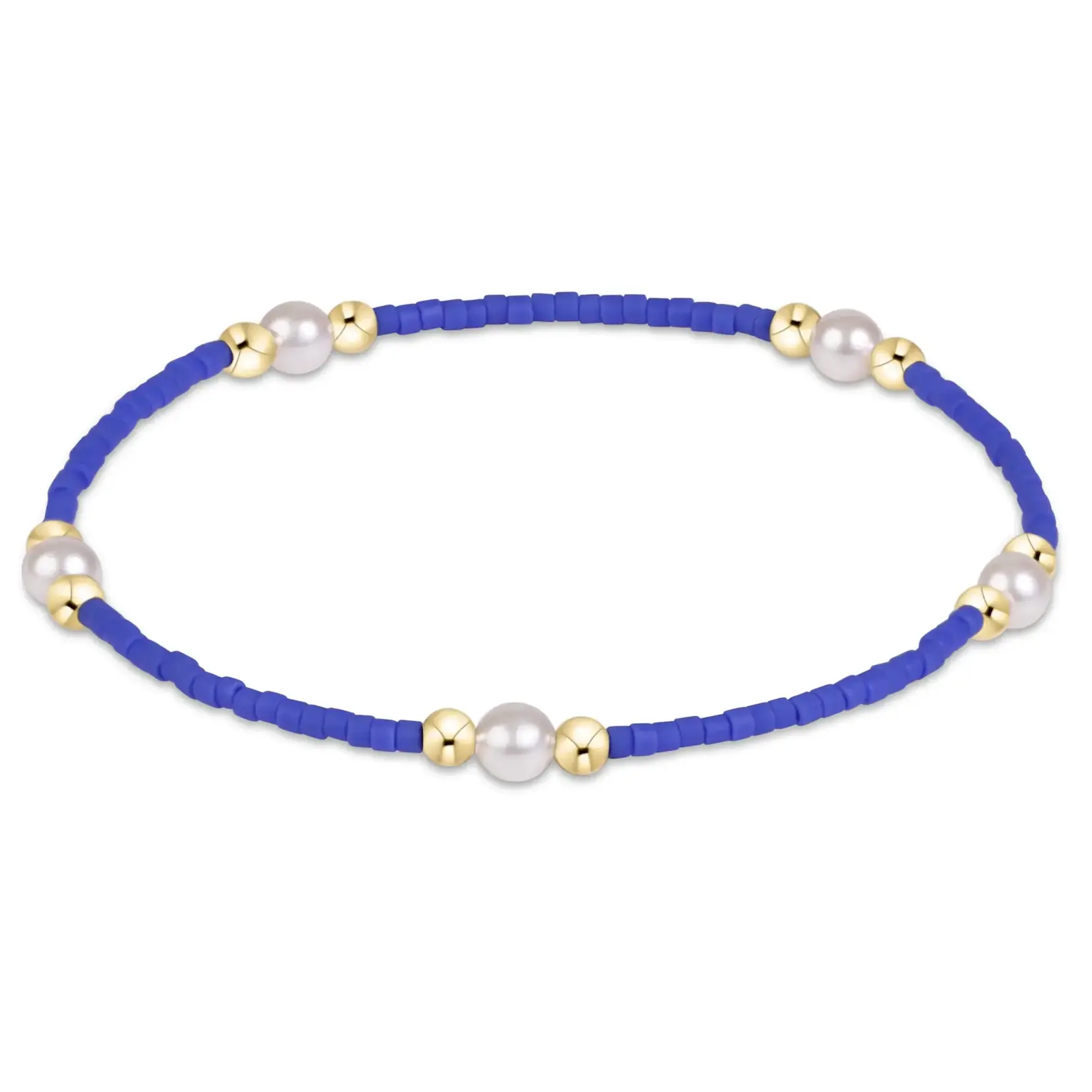 enewton Design GAMEDAY HOPE PURPOSE PEARL BRACELET - BLUE