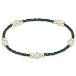 enewton Design GAMEDAY HOPE PURPOSE PEARL BRACELET - DARK GREEN