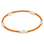 enewton Design GAMEDAY HOPE PURPOSE PEARL BRACELET - ORANGE
