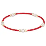 enewton Design GAMEDAY HOPE PURPOSE PEARL BRACELET - RED