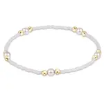 enewton Design GAMEDAY HOPE PURPOSE PEARL BRACELET - WHITE