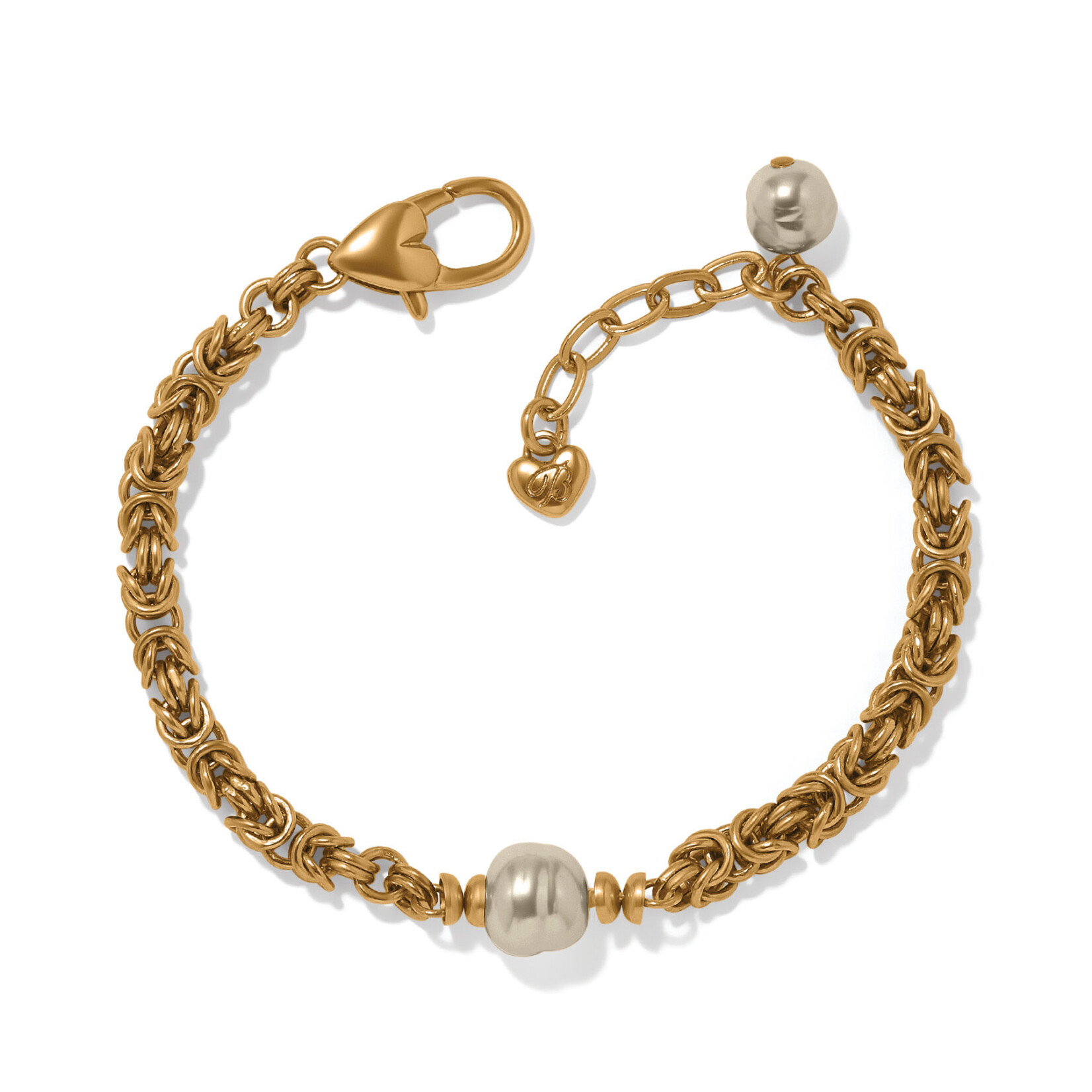 Brighton Trust Your Journey Pearl Chain Bracelet