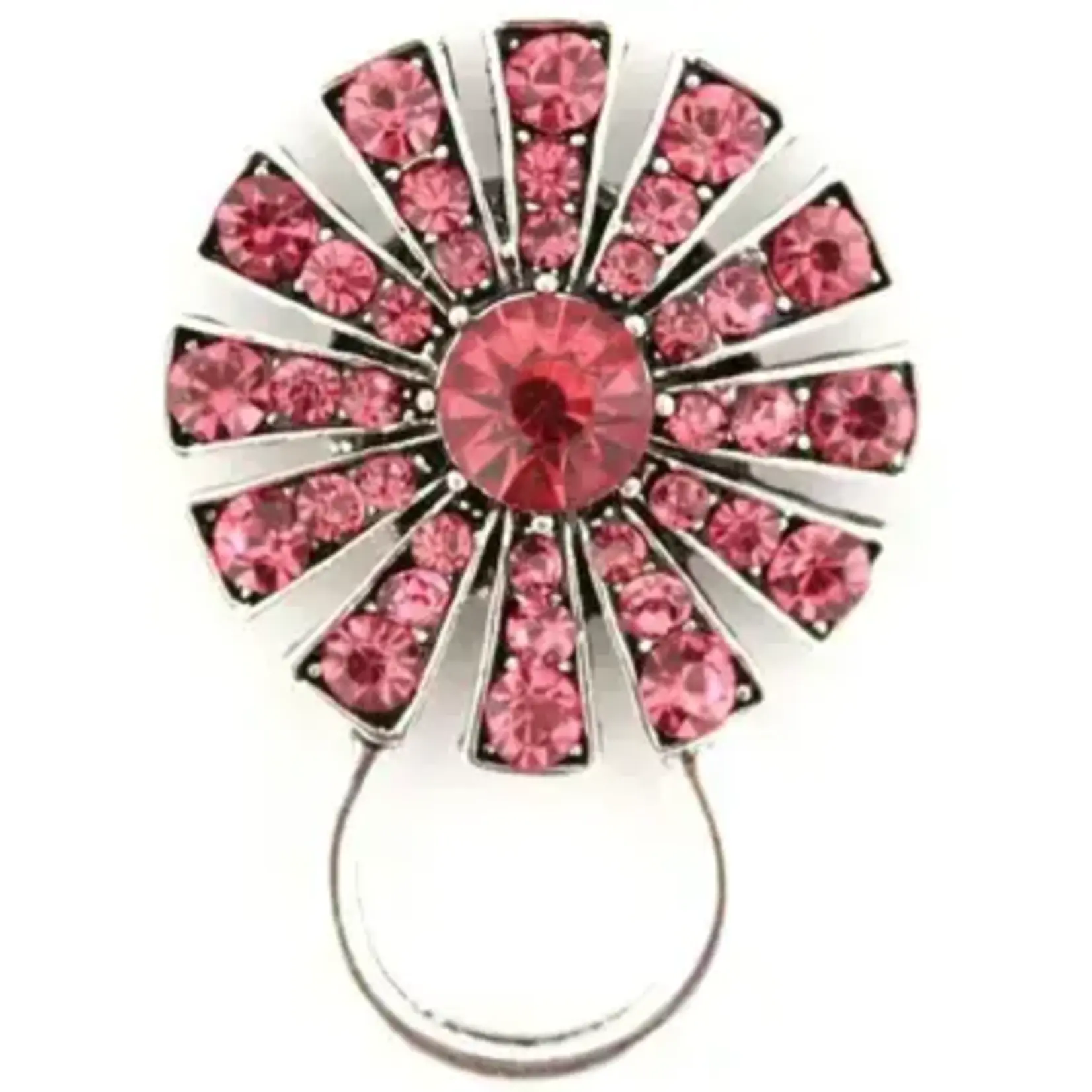 Magnetic Eyeglass Holder Brooch-408 Rose