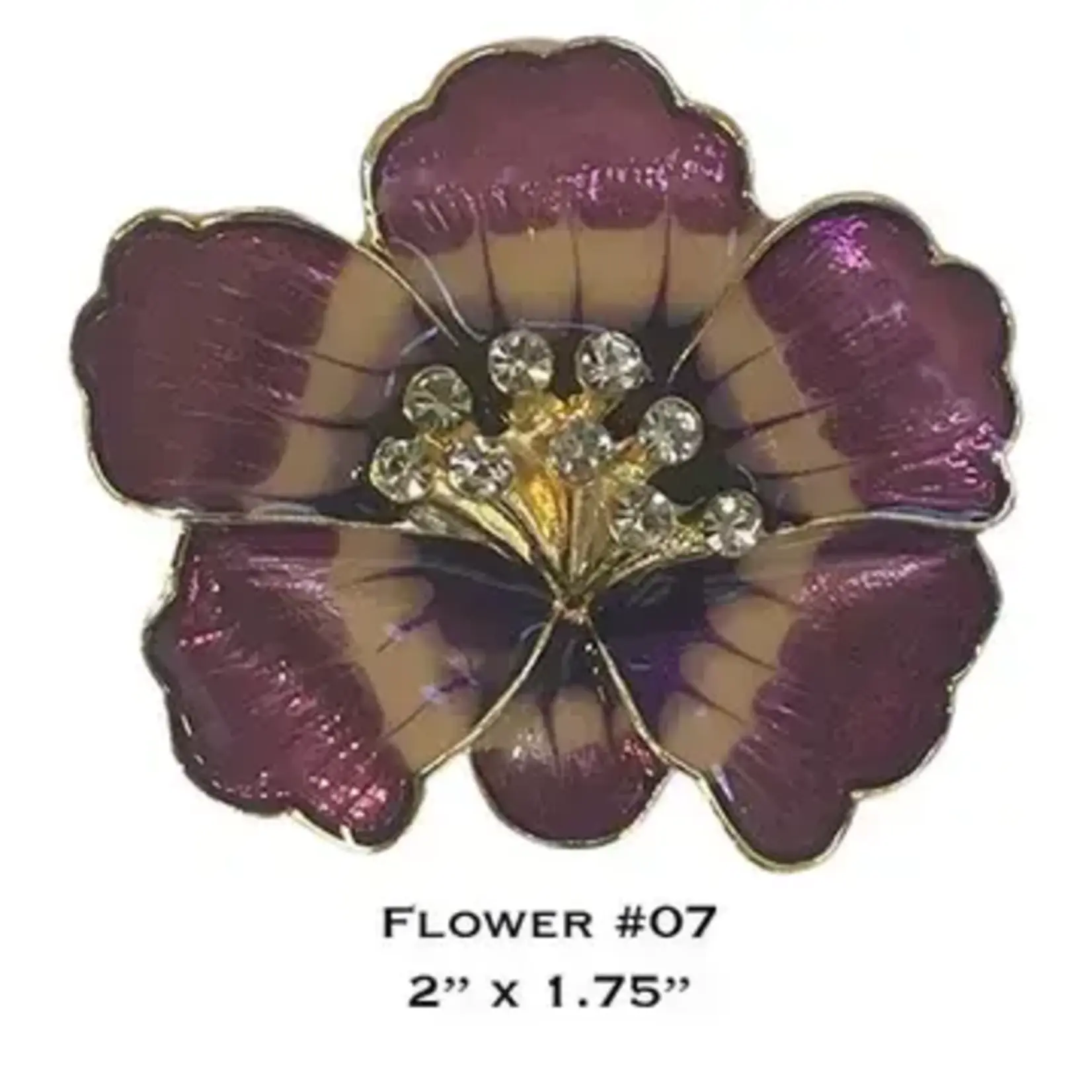 Magnetic Flower Brooches-Flower-07