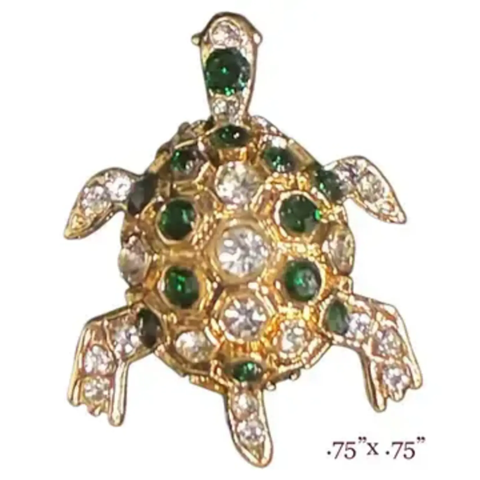 Small Diameter Magnetic Brooches-101-Turtle
