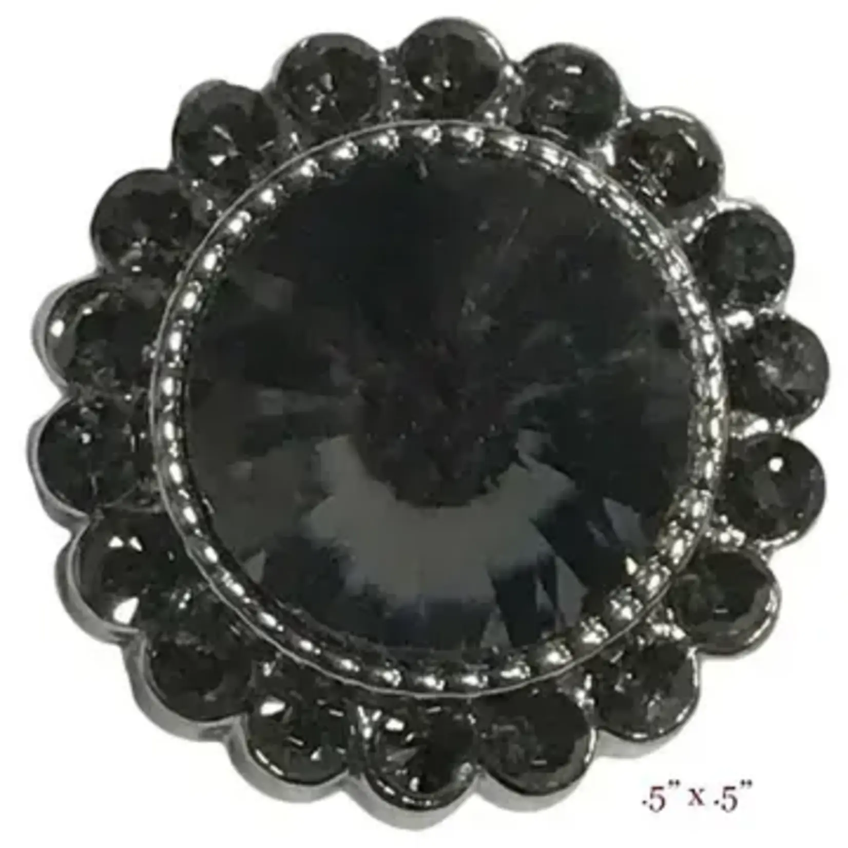 Small Diameter Magnetic Brooches-333-Black