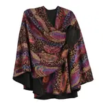 Cashmere Shawl w/ Pull Thru Shoulder Tab-509