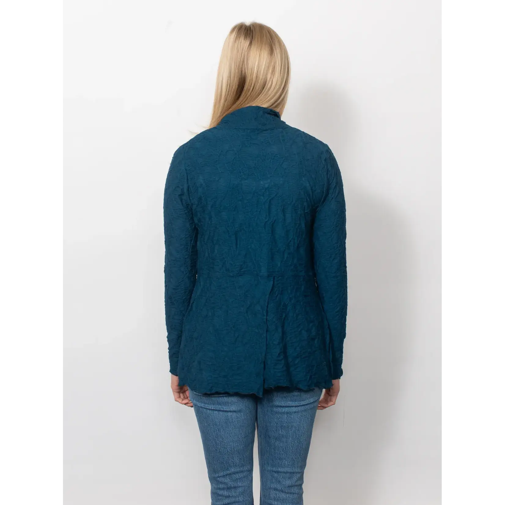 Dreamcatcher Crinkle Cardigan in Admiral
