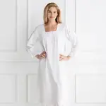 Jacaranda Living Tessa White Cotton Nightgown