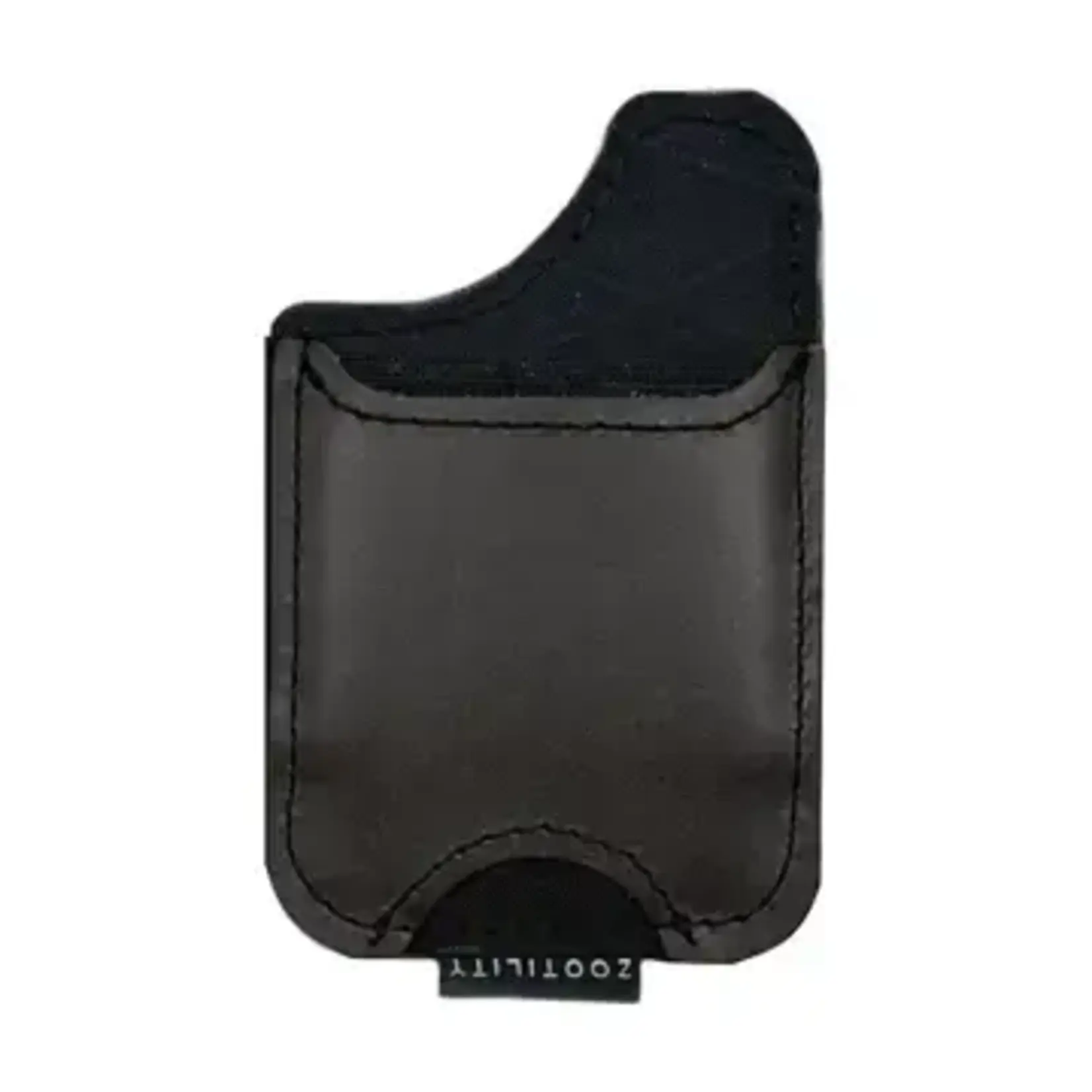 Zootility Magnetic Phone Leather Wallet- Black/Black