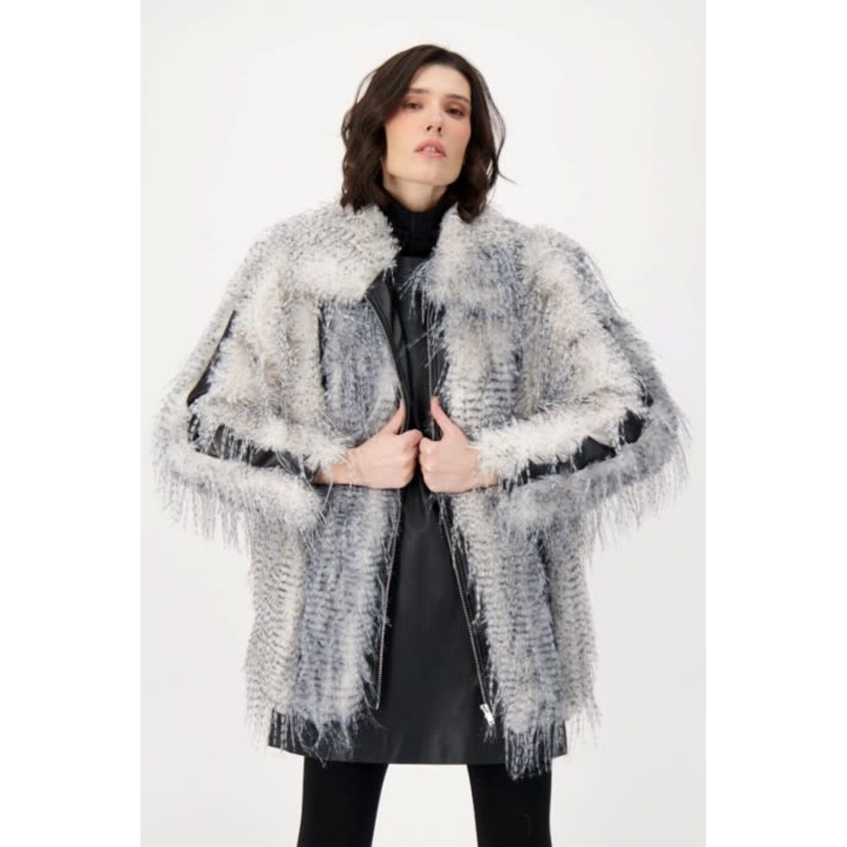 Eyelash Jacket With Pu Inserts
