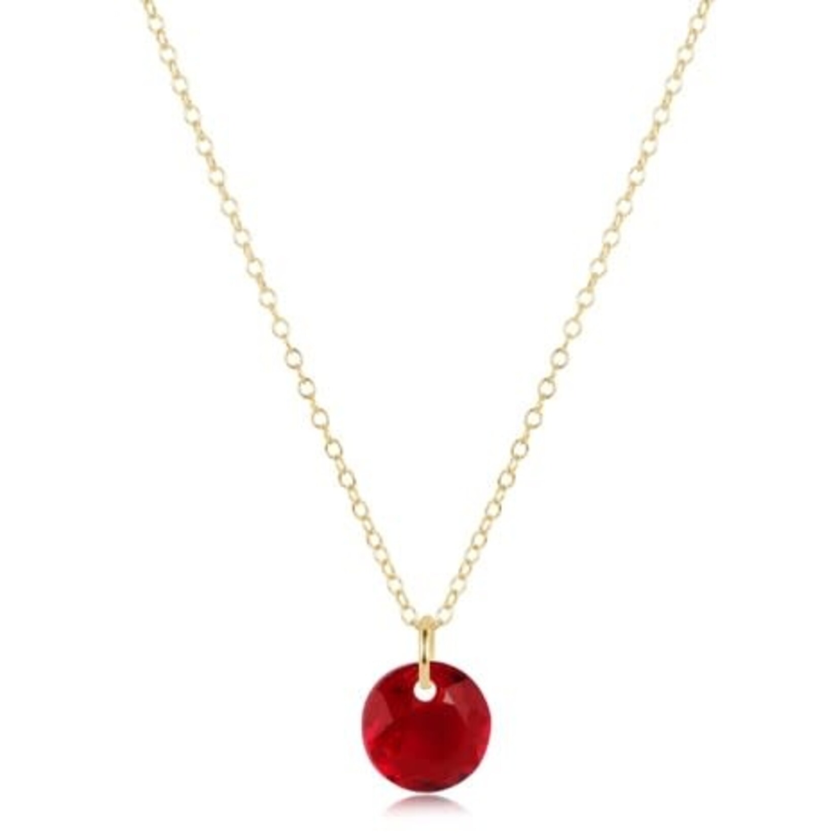 enewton Design 16" NECKLACE GOLD - REFLECTION SMALL CHARM - 01