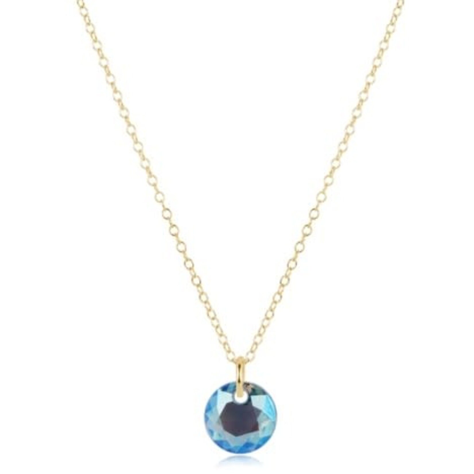 enewton Design 16" NECKLACE GOLD - REFLECTION SMALL CHARM - 03