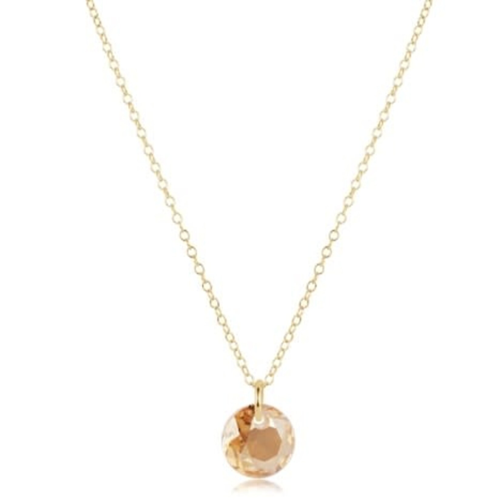 enewton Design 16" NECKLACE GOLD - REFLECTION SMALL CHARM - 11