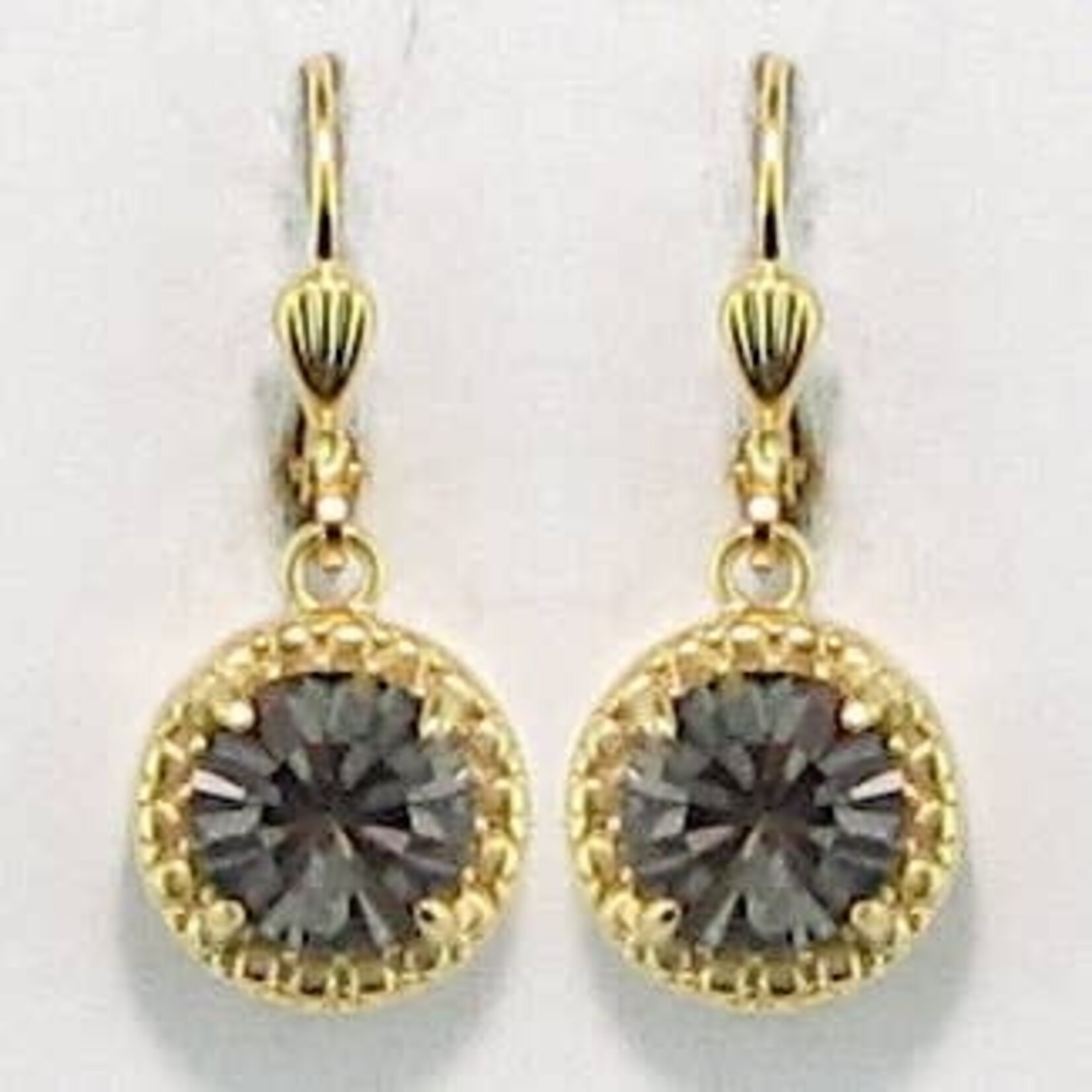 Pascale Earrings - Black Diamond