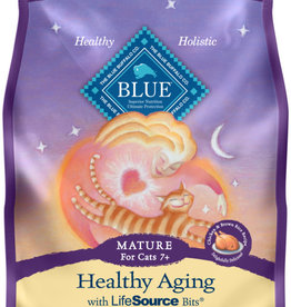 BLUE BUFFALO BLUE™ Healthy Aging  Mature Cats Chicken and Brown Rice Recipe 7 lb