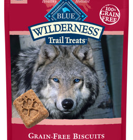 BLUE BUFFALO BLUE Wilderness™ Trail Treats™  High-Protein Crunchy Dog Biscuits Salmon Biscuits 10 oz