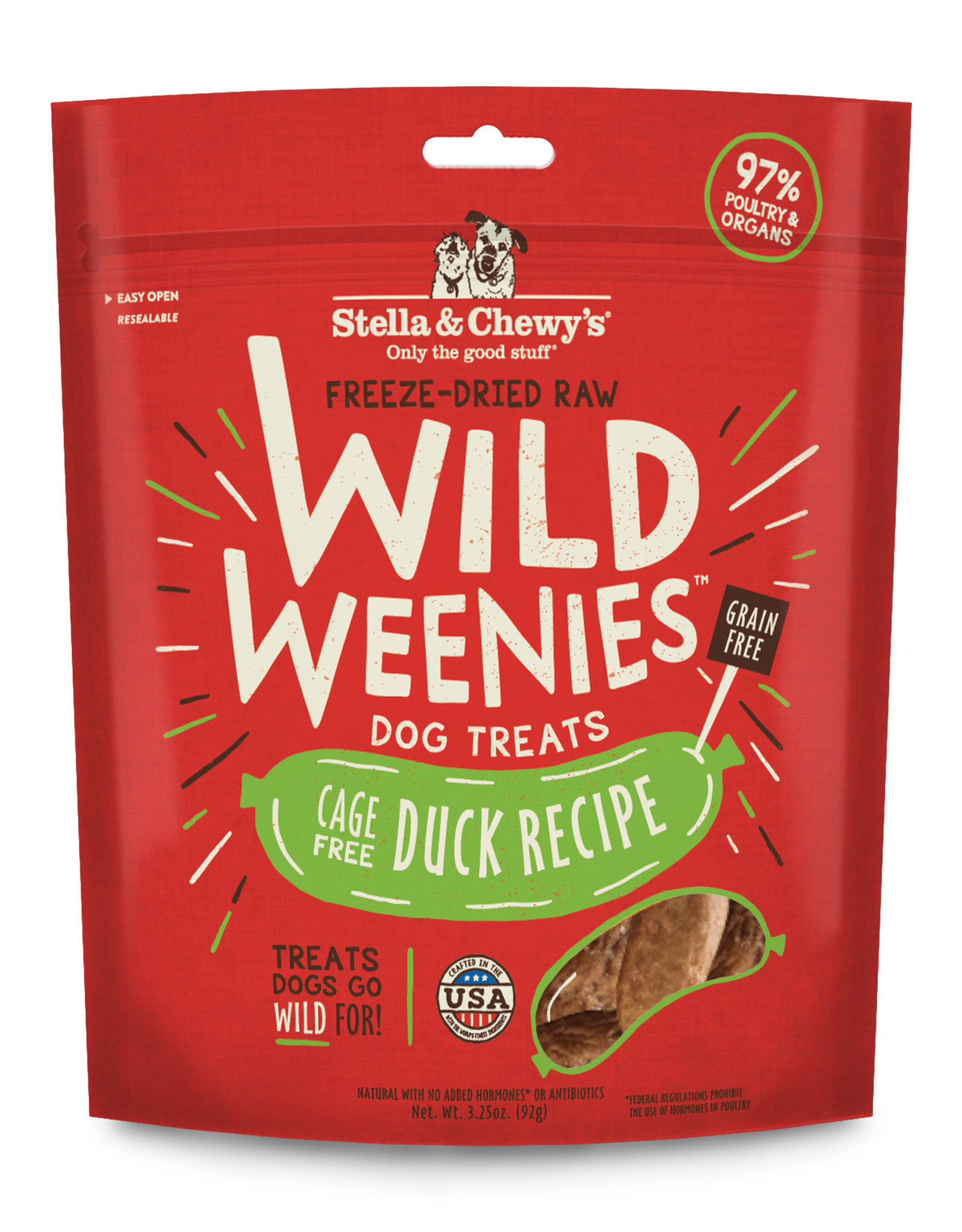 STELLA & CHEWY'S Stella & Chewy's Cage-Free Duck Wild Weenies 3.25 oz