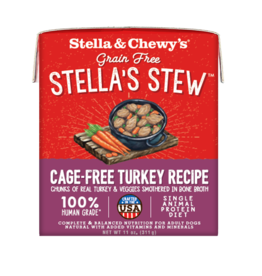 STELLA & CHEWY'S Stella & Chewy's Stella's Stew Cage Free Turkey Recipe 11oz
