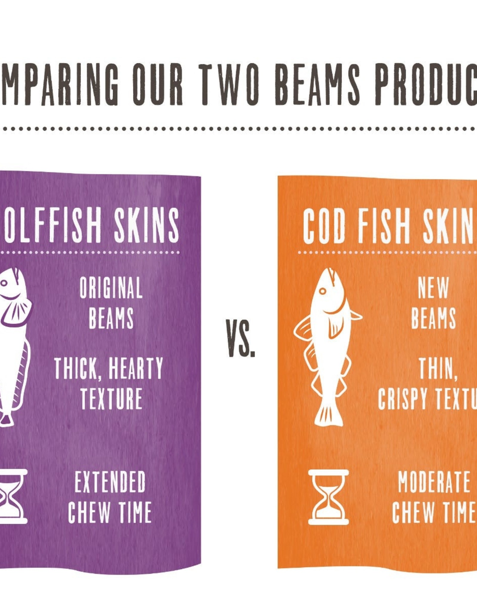 THE HONEST KITCHEN The Honest Kitchen Beams® Ocean Chews - Cod Fish Skins 2.75 oz