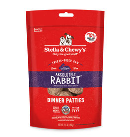 STELLA & CHEWY'S Stella & Chewy's Absolutely Rabbit Dinner Patties Freeze-Dried Raw Dog Food