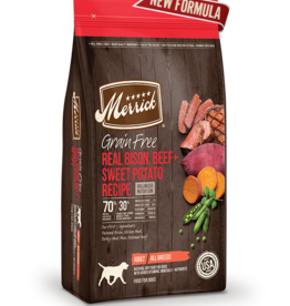Merrick Pet Foods Merrick Real Bison, Beef + Sweet Potato Recipe Grain-Free Dry Dog Food