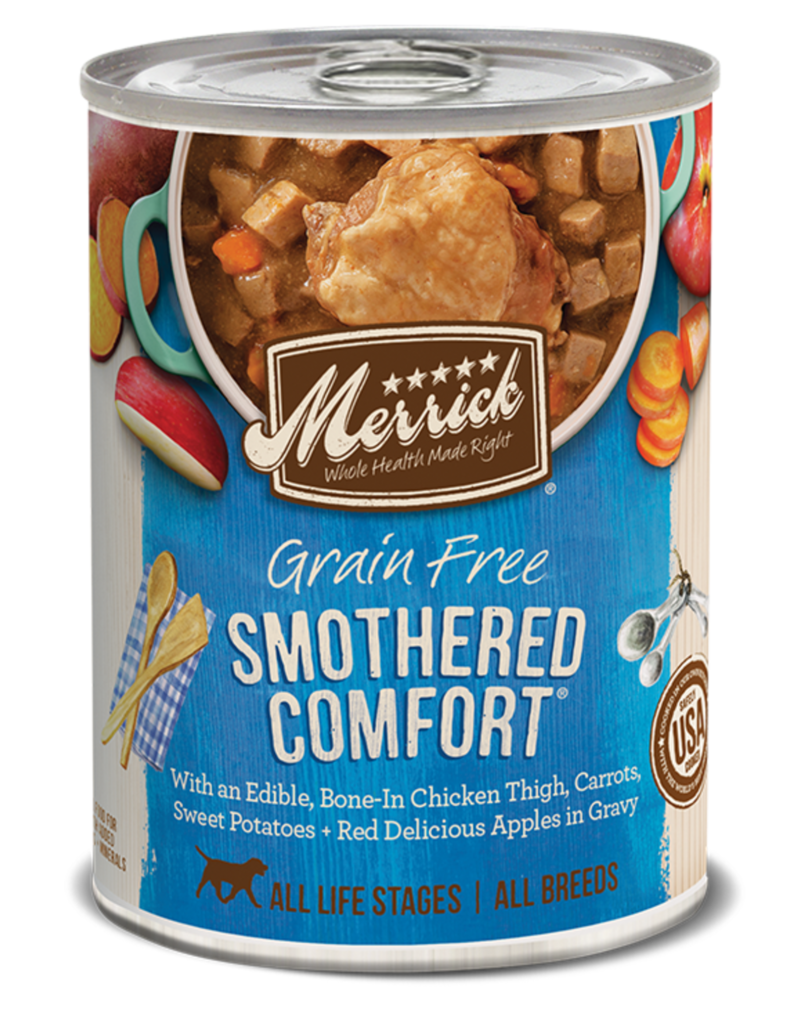 Merrick Pet Foods Merrick Grain-Free Smothered Comfort Canned Dog Food 12.7 oz