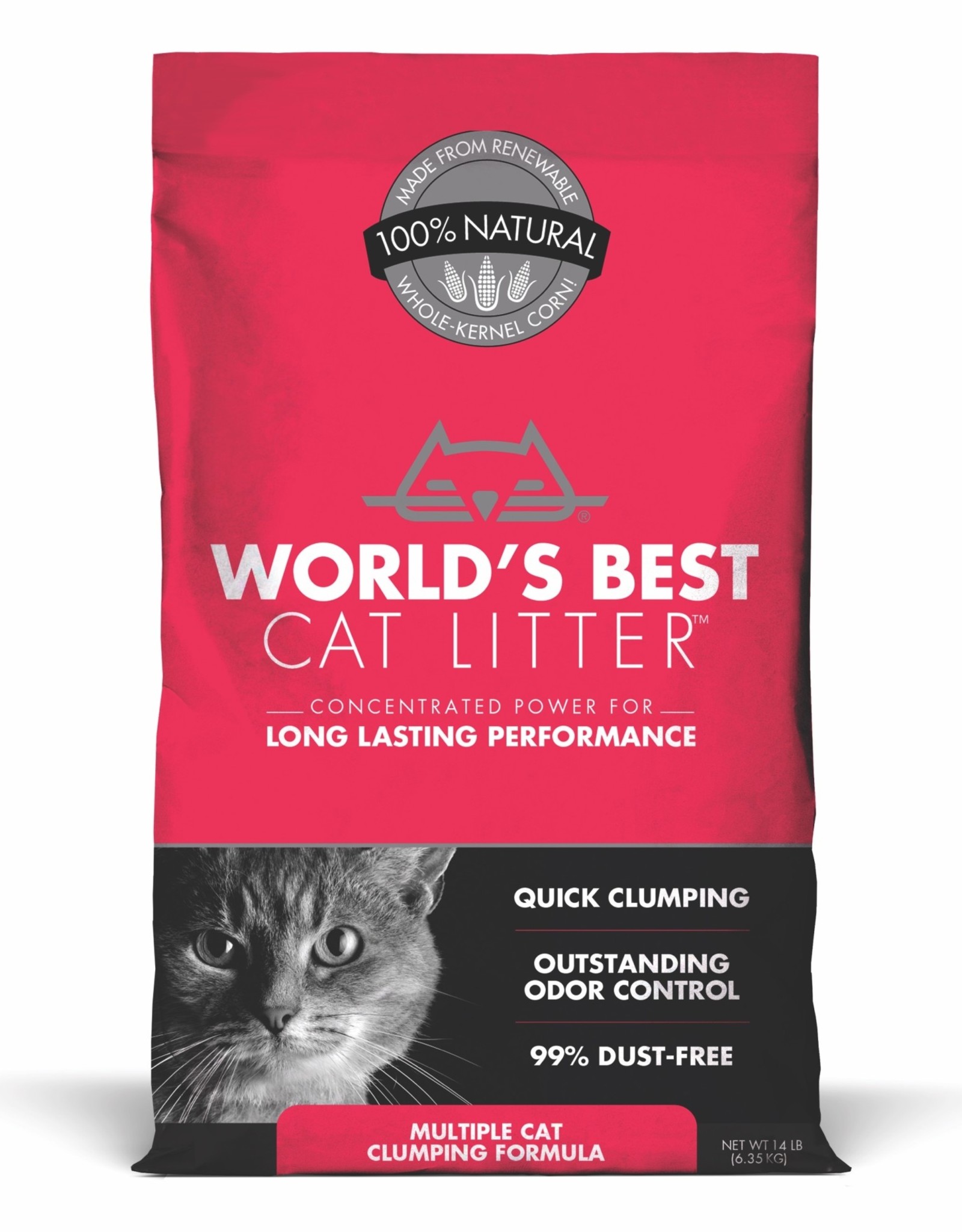WORLDS BEST CAT LITTER World's Best MULTICAT RED