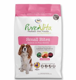 KLN PureVita Grain Free Small Bites Salmon & Peas Entrée Dry Dog Food
